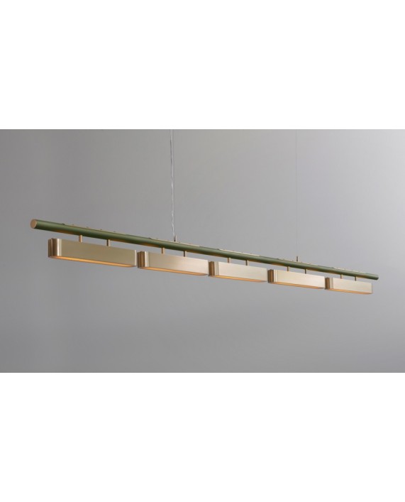 Bert Frank Colt Linear 5 Rod Pendant Lamp